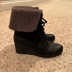 UGG wedge booties!